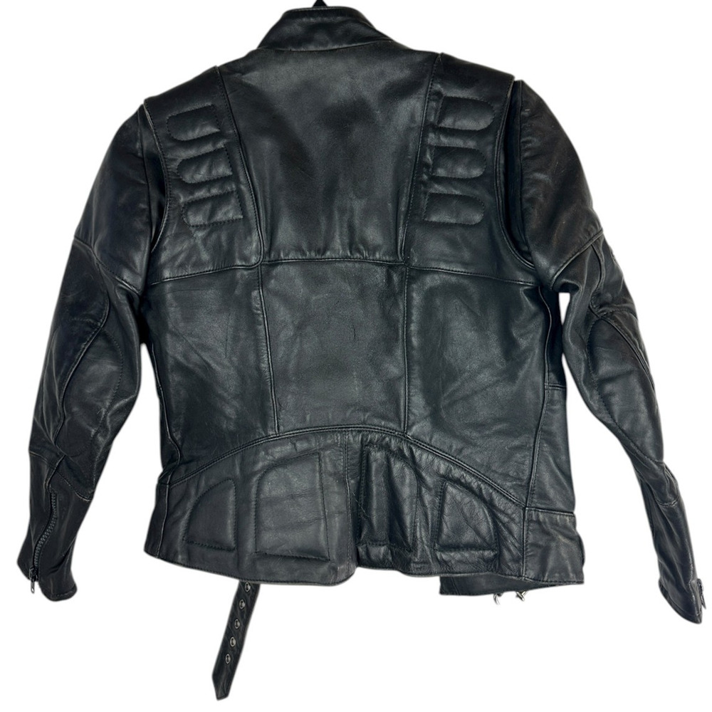 Vintage Hein Gericke x Harley Davidson Leather Motorcycle Jacket Double Zipper - Picture 4 of 16